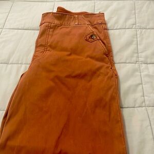 Stretch Twill Cropped Wide Leg Pant. Crop leg. Size large